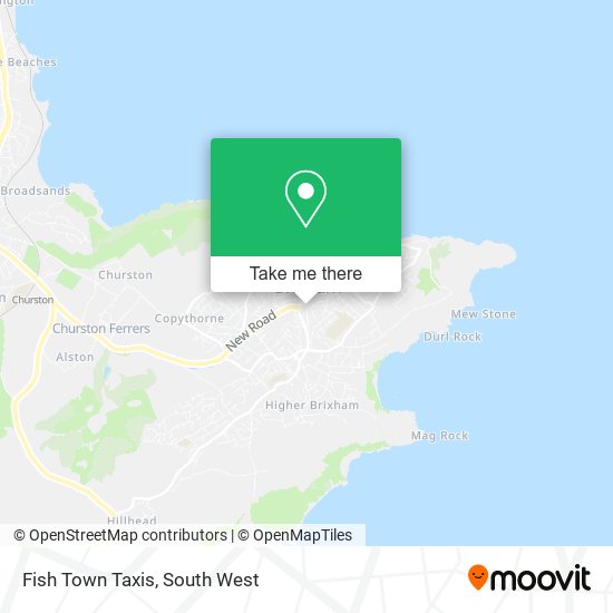 Fish Town Taxis map