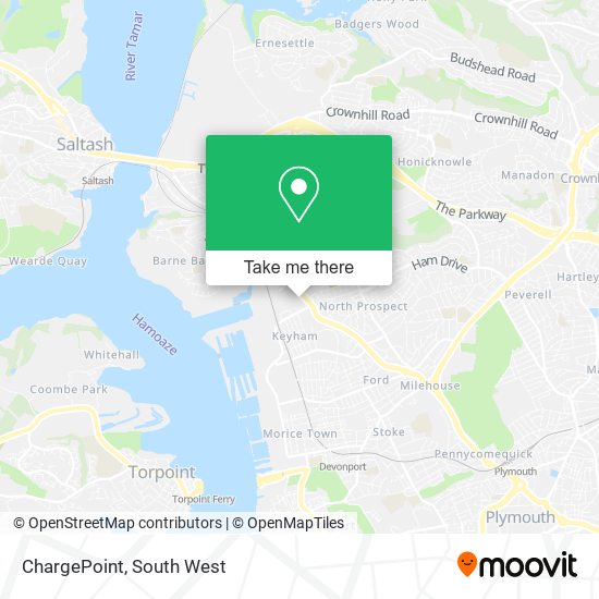 ChargePoint map