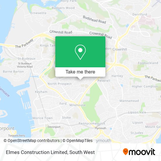 Elmes Construction Limited map