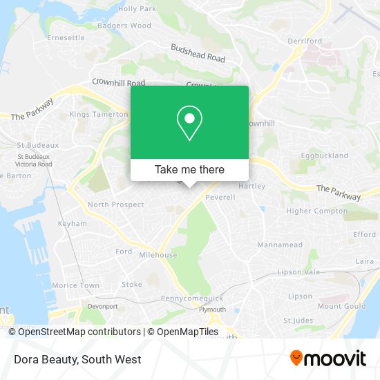 Dora Beauty map