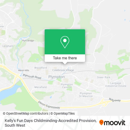 Kelly's Fun Days Childminding-Accredited Provision map
