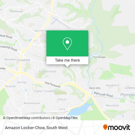 Amazon Locker-Choe map