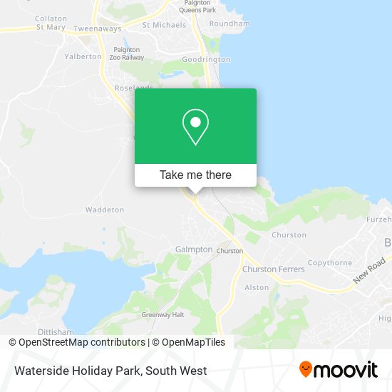 Waterside Holiday Park map