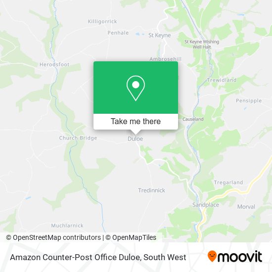Amazon Counter-Post Office Duloe map