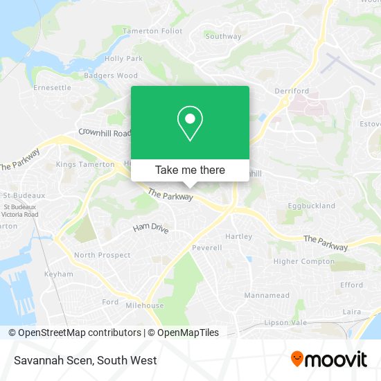 Savannah Scen map