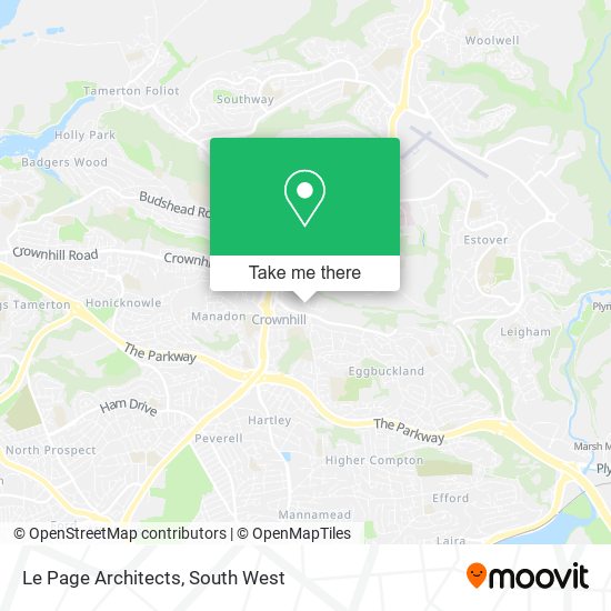 Le Page Architects map