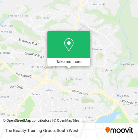 The Beauty Training Group map