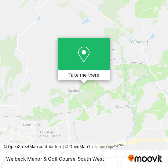 Welbeck Manor & Golf Course map