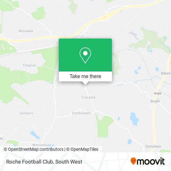 Roche Football Club map