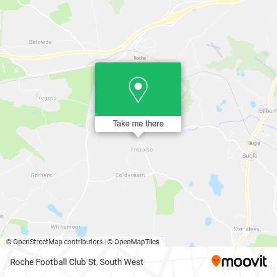 Roche Football Club St map