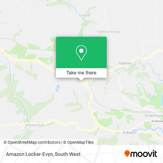 Amazon Locker-Evyn map