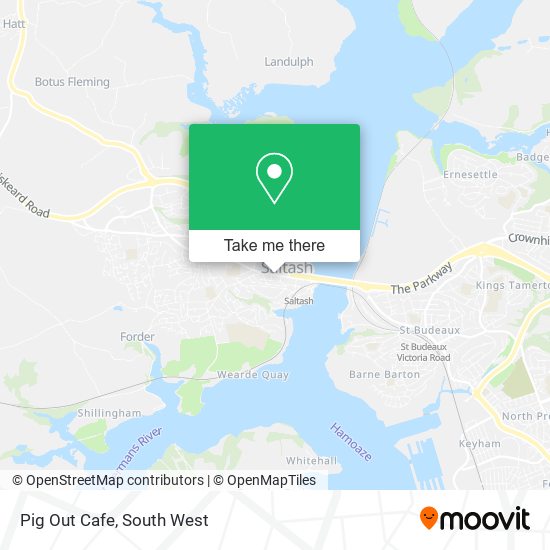Pig Out Cafe map