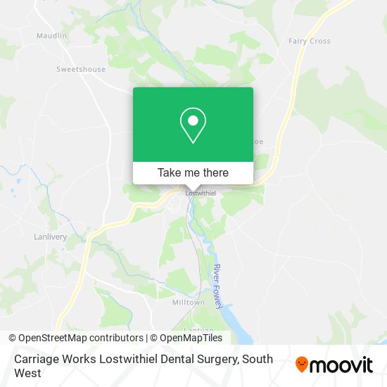 Carriage Works Lostwithiel Dental Surgery map