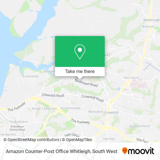 Amazon Counter-Post Office Whitleigh map