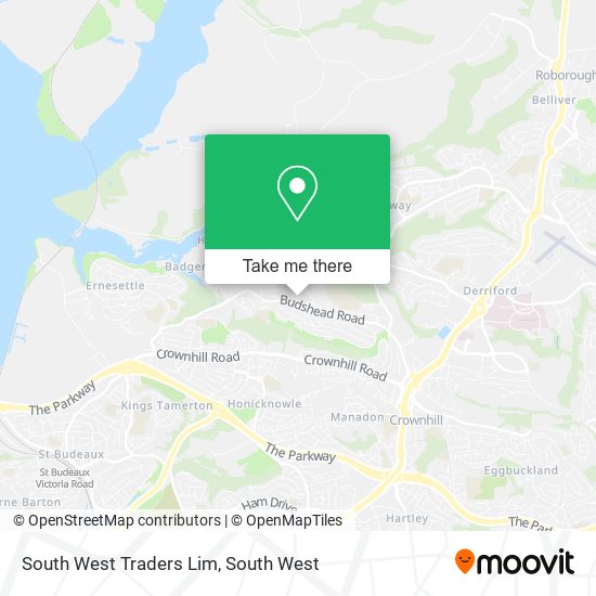 South West Traders Lim map