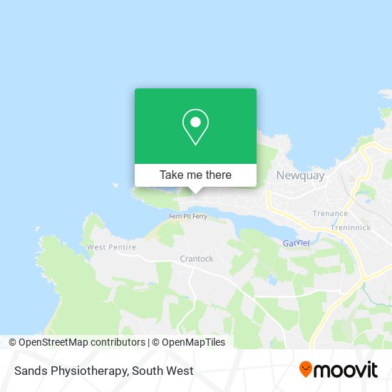 Sands Physiotherapy map