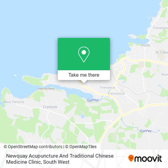 Newquay Acupuncture And Traditional Chinese Medicine Clinic map