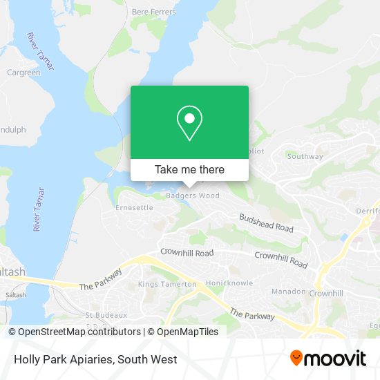 Holly Park Apiaries map