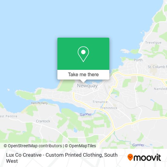 Lux Co Creative - Custom Printed Clothing map