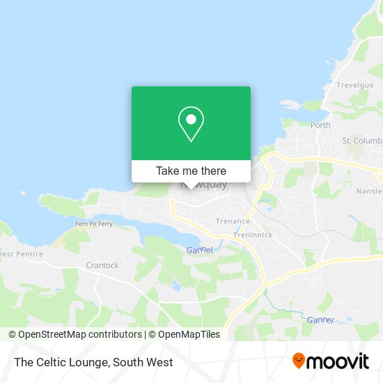 The Celtic Lounge map