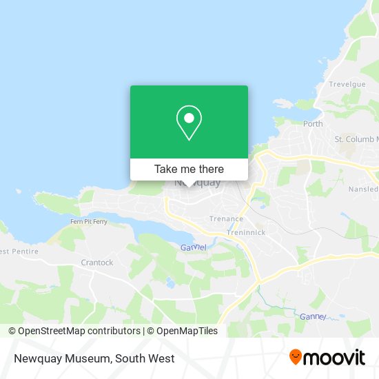 Newquay Museum map