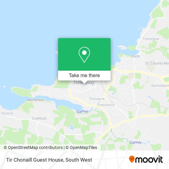 Tir Chonaill Guest House map