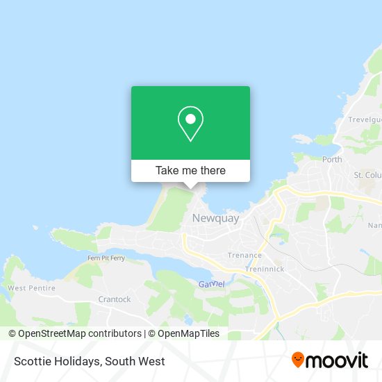 Scottie Holidays map