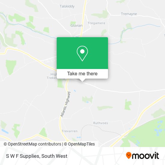 S W F Supplies map