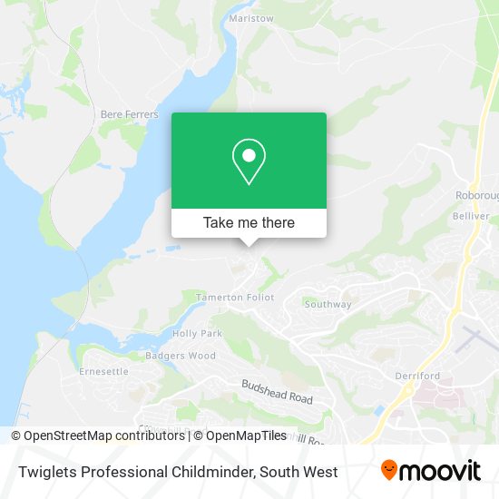 Twiglets Professional Childminder map