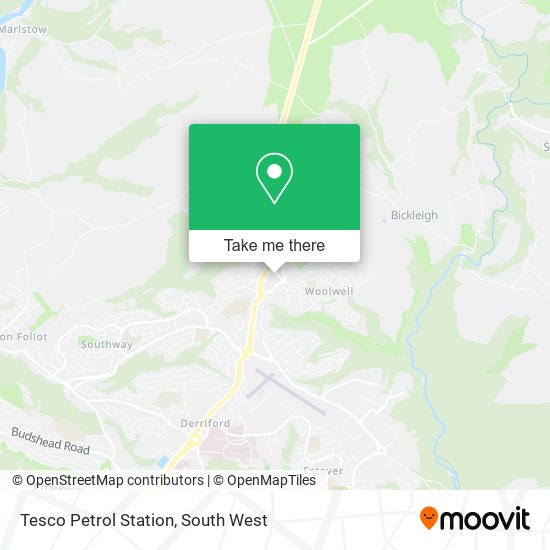 Tesco Petrol Station map