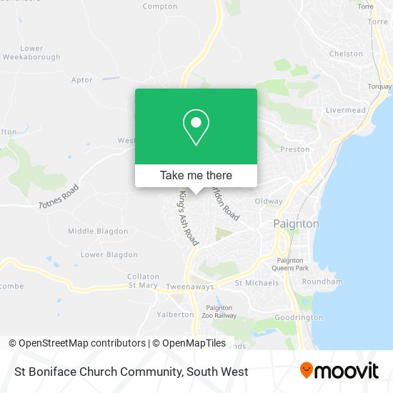 St Boniface Church Community map