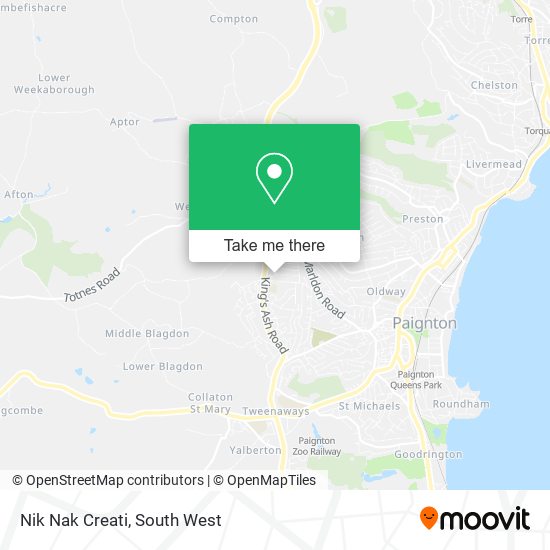 Nik Nak Creati map