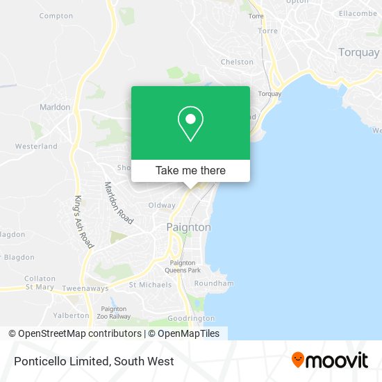 Ponticello Limited map