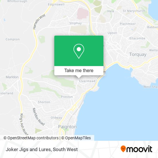 Joker Jigs and Lures map