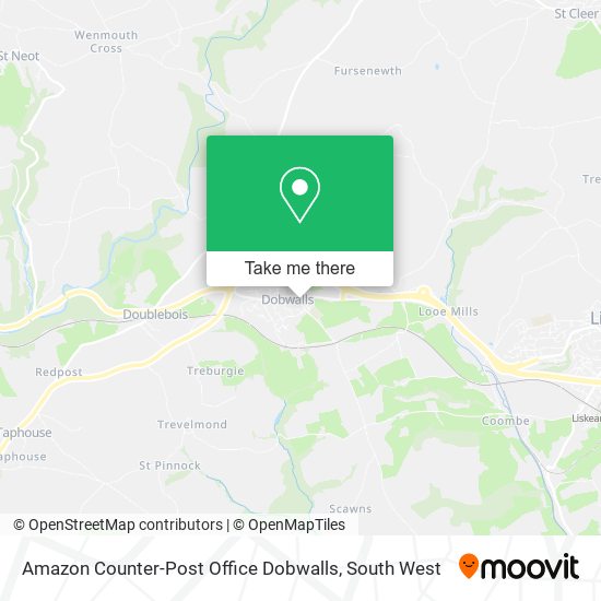 Amazon Counter-Post Office Dobwalls map