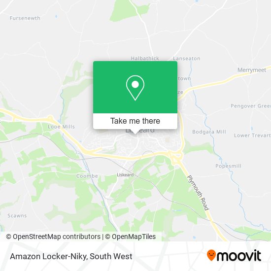 Amazon Locker-Niky map