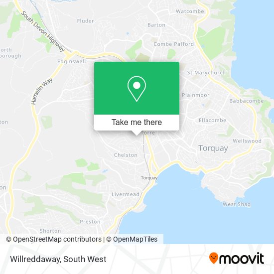 Willreddaway map