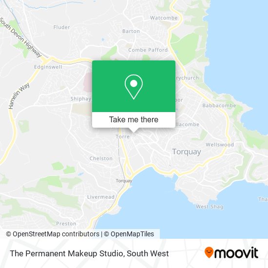 The Permanent Makeup Studio map