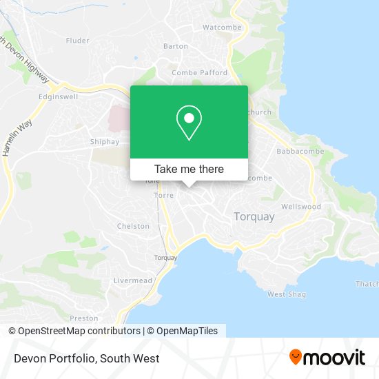Devon Portfolio map