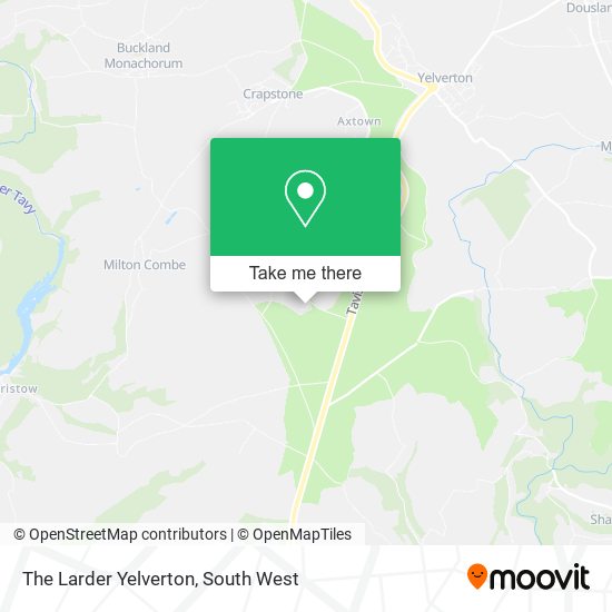 The Larder Yelverton map