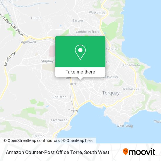 Amazon Counter-Post Office Torre map