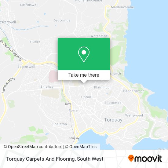 Torquay Carpets And Flooring map
