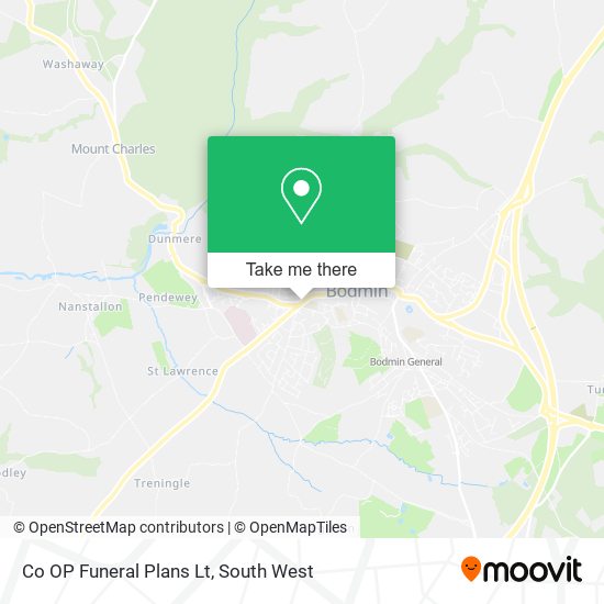 Co OP Funeral Plans Lt map