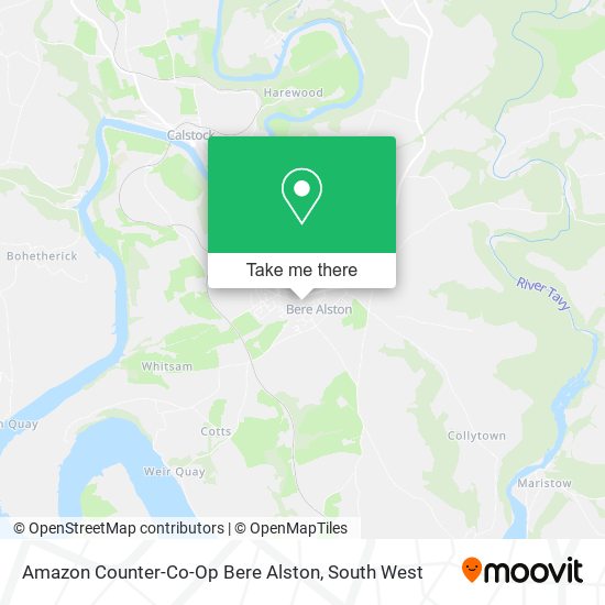 Amazon Counter-Co-Op Bere Alston map