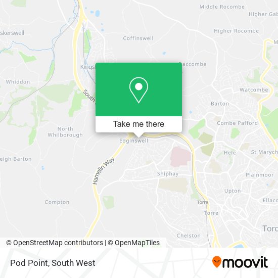 Pod Point map