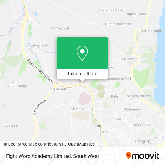 Fight Worx Academy Limited map