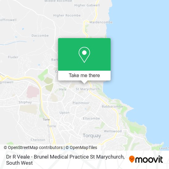 Dr R Veale - Brunel Medical Practice St Marychurch map