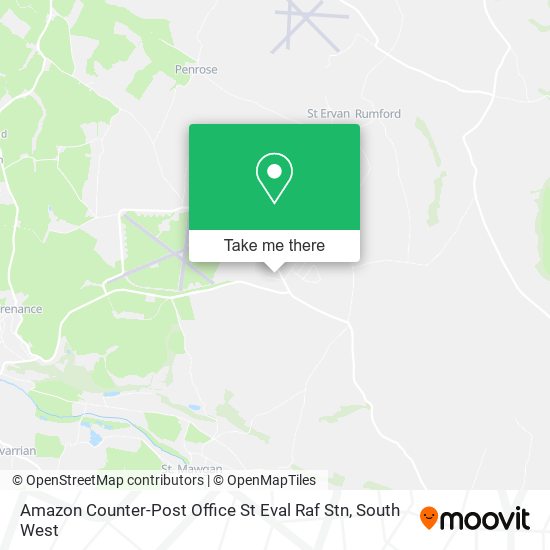 Amazon Counter-Post Office St Eval Raf Stn map
