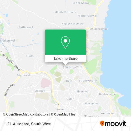 121 Autocare map