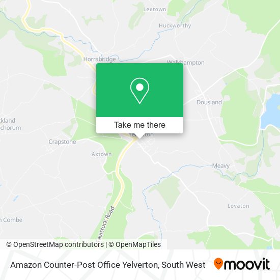 Amazon Counter-Post Office Yelverton map